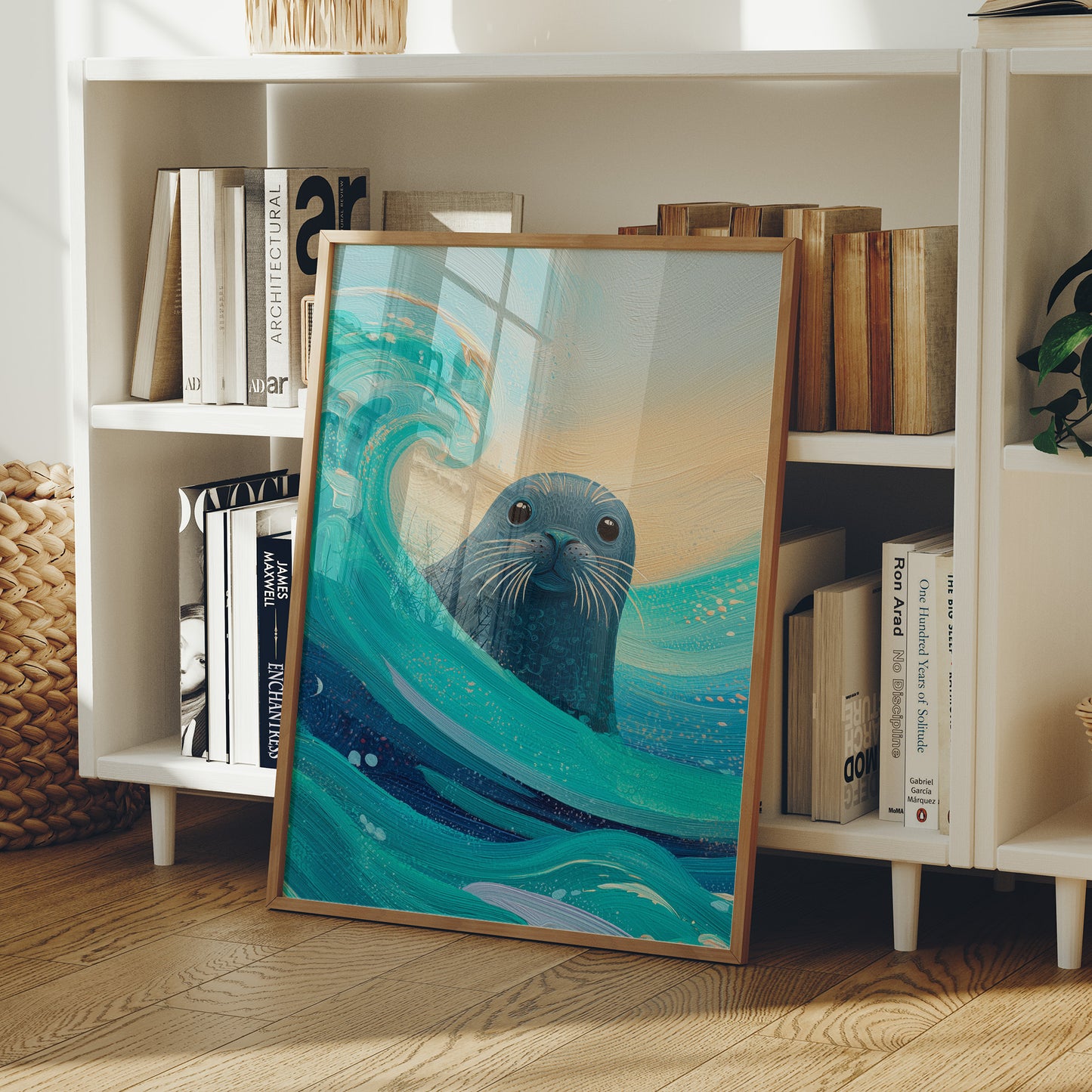 Ocean Soul Peers Through Waves