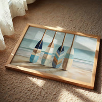 Oars Rest On Summer Shores