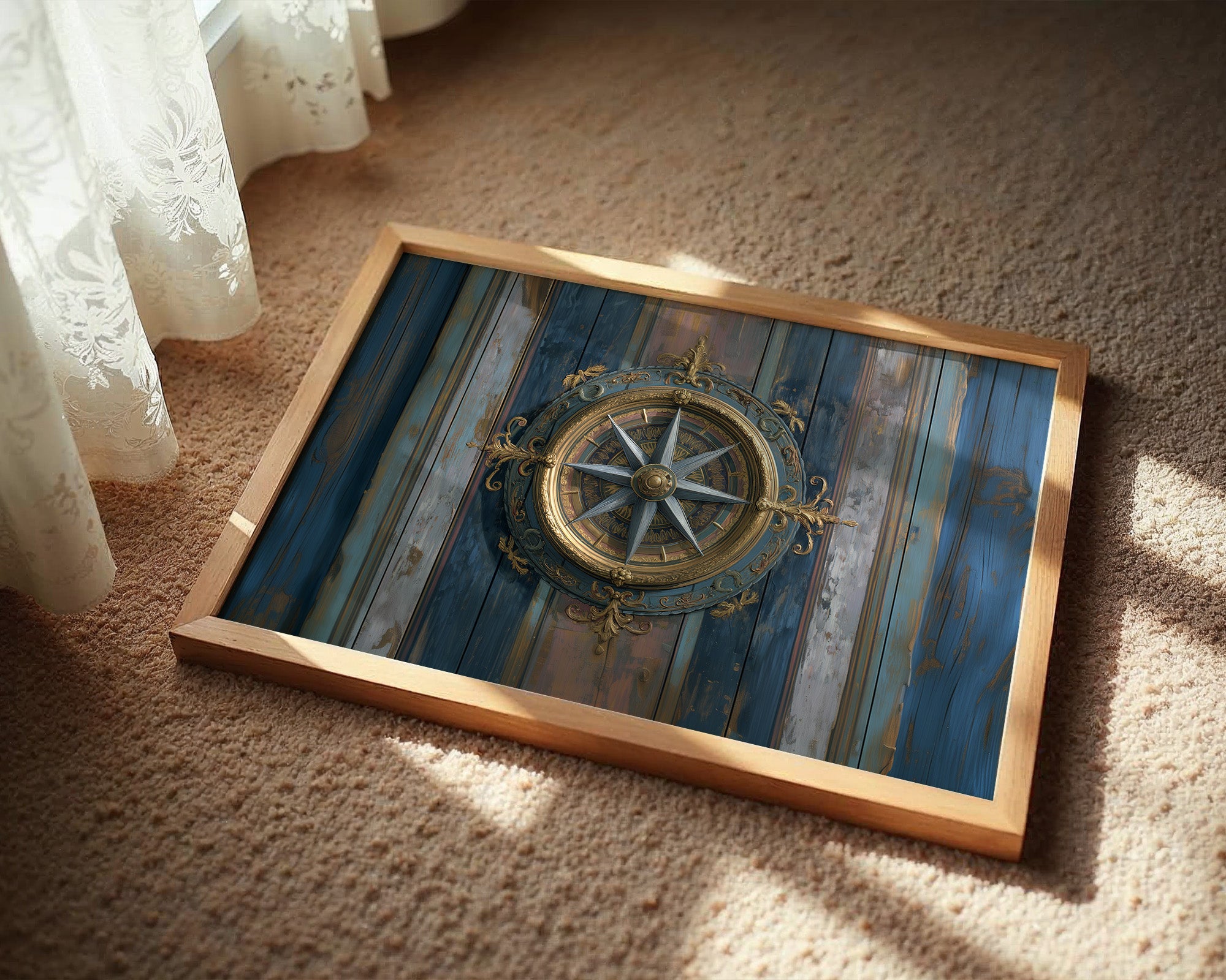 Antique Compass Charts Forgotten Voyages