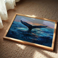 Ocean Giants Beneath Sunset Skies