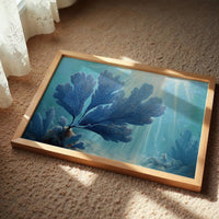 Blue Coral Dances With Light