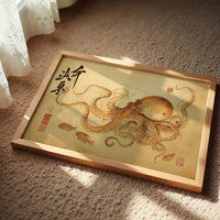 Ancient Seas On Parchment Scroll