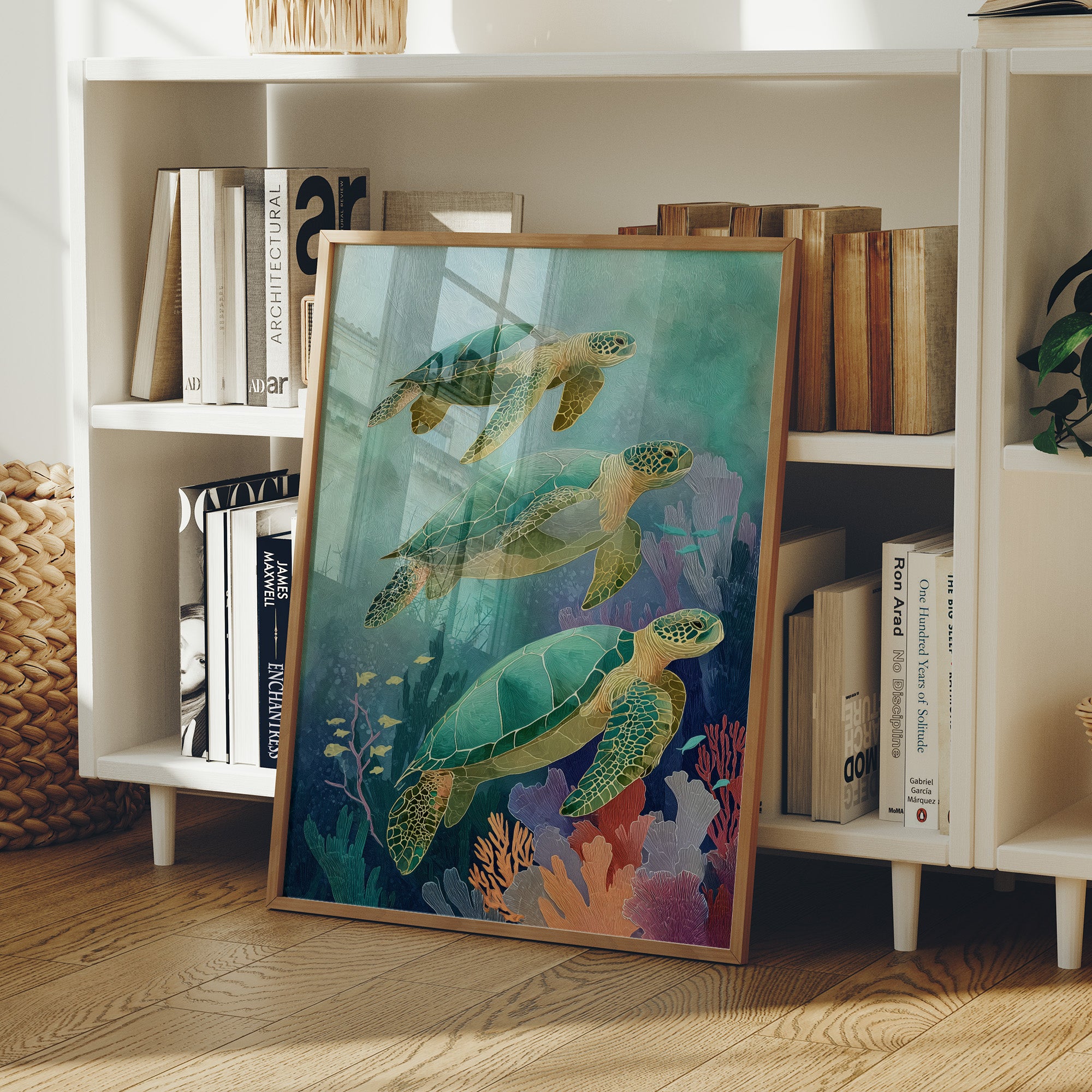 Sea Dancers In Coral Light