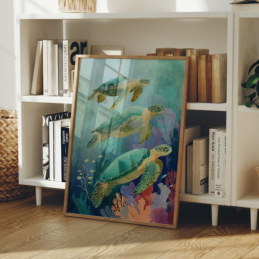 Sea Dancers In Coral Light