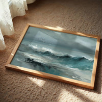 Teal Waves Call Ancient Mariners