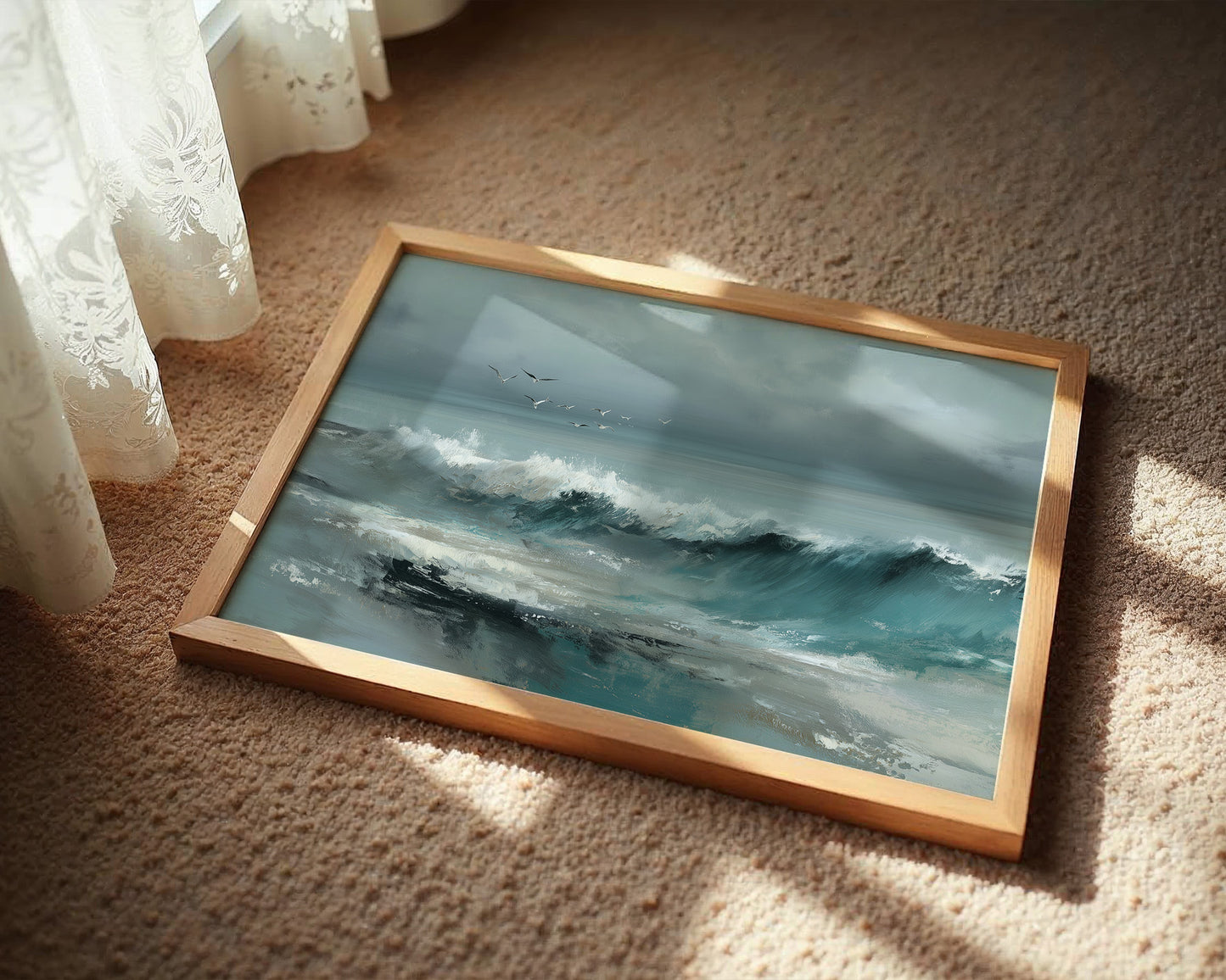 Teal Waves Call Ancient Mariners