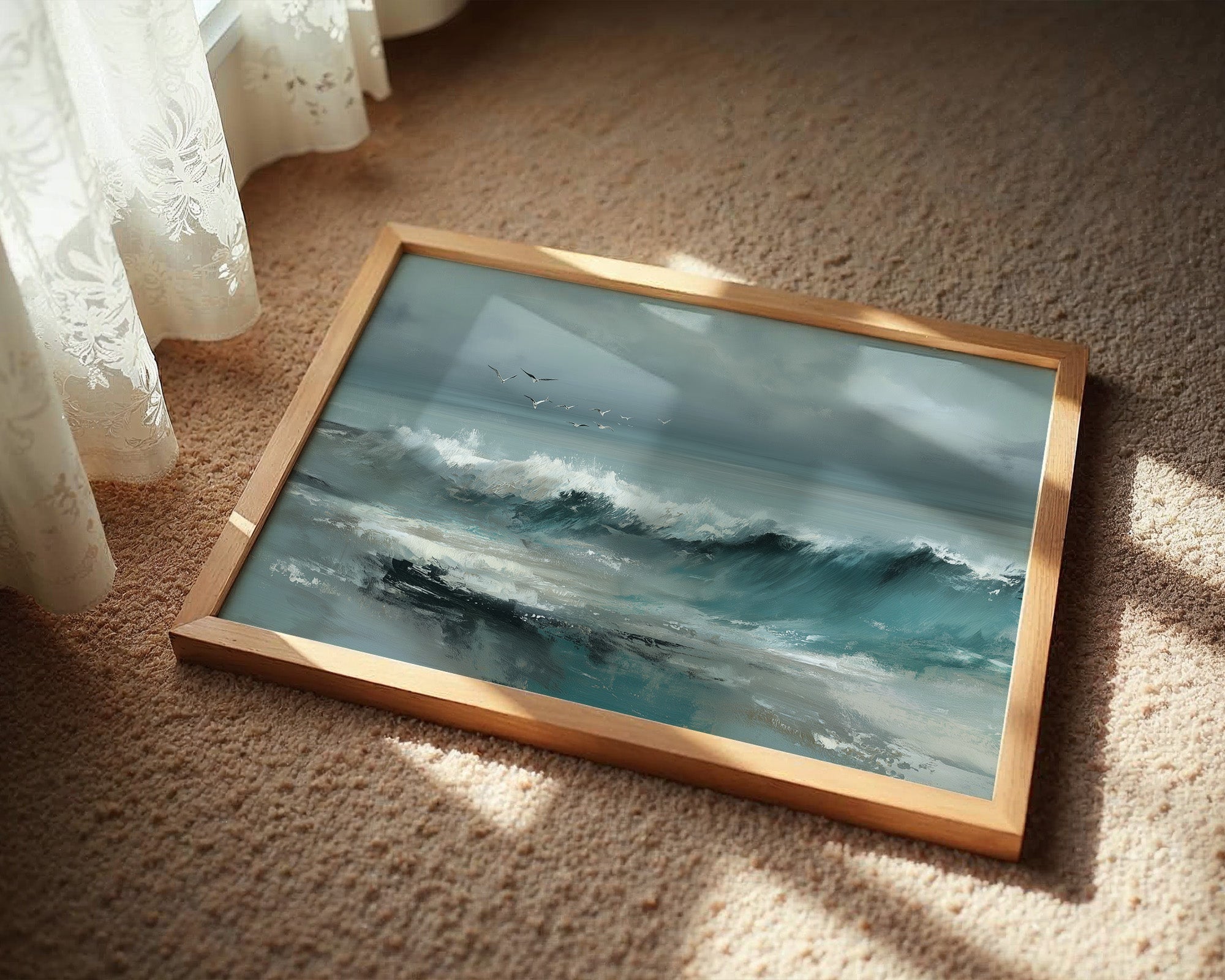 Teal Waves Call Ancient Mariners