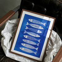 Cobalt Currents Harbor White Scales