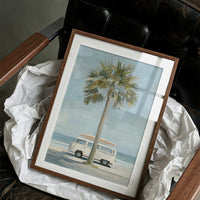 Coastal Wanderer Awaits Tide Change