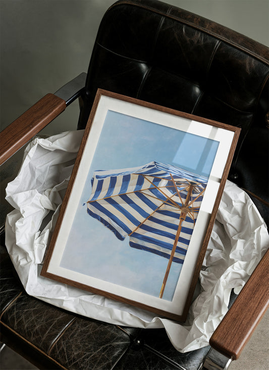 Azure Stripes Shelter Mediterranean Dreams