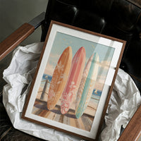 Coastal Boards Await Summer Waves