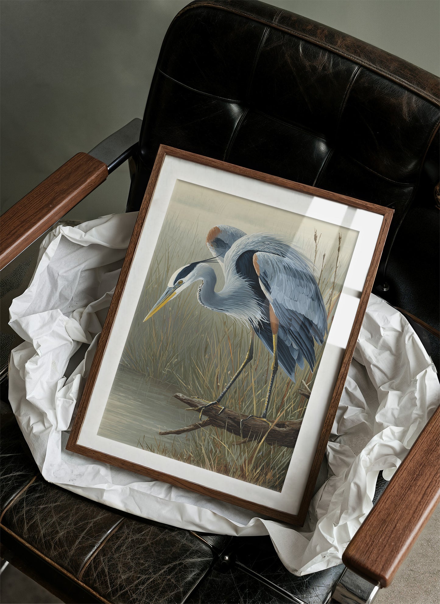 Marsh Sentinel Awaits Dawn