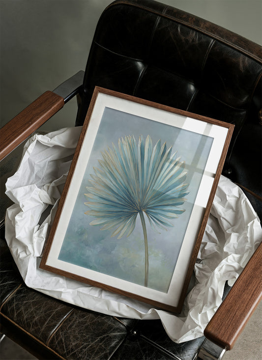 Azure Palm Whispers Serenity