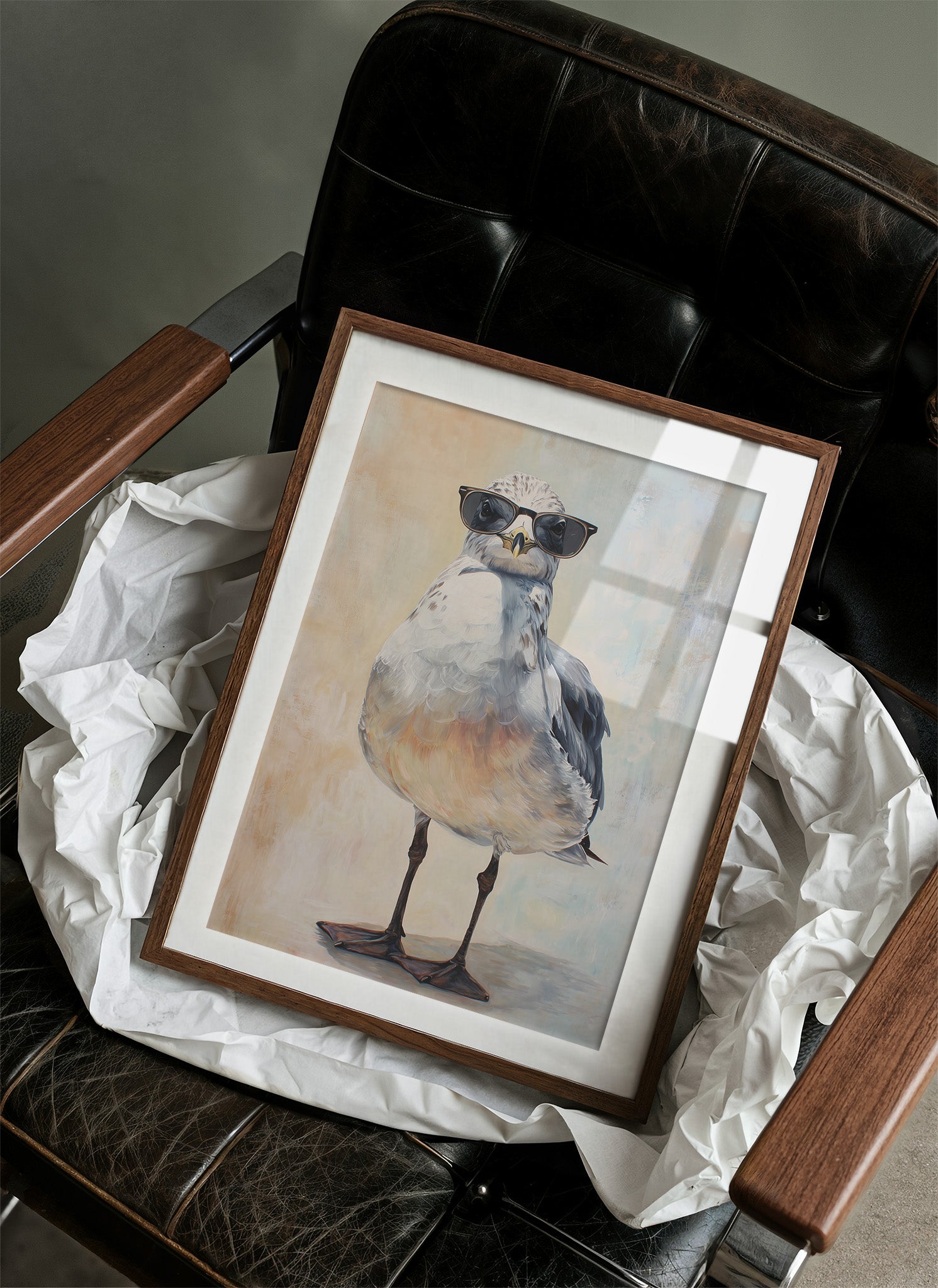 Coastal Cool Meets Avian Attitude