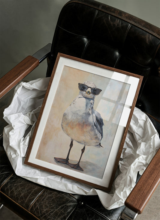 Coastal Cool Meets Avian Attitude