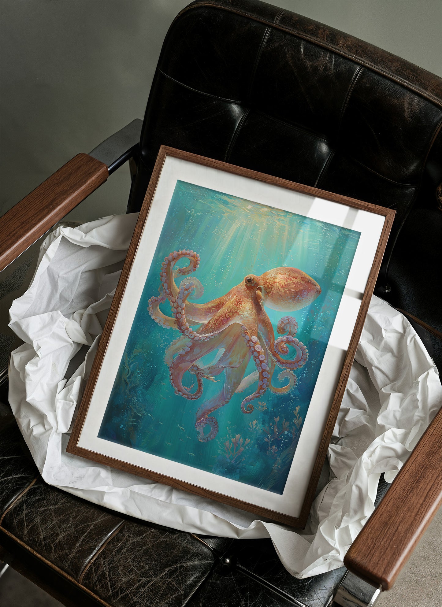 Cerulean Embrace of Eight Arms