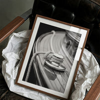 Nautical Whispers in Monochrome