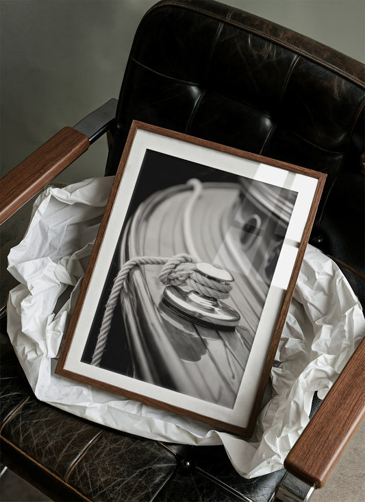 Nautical Whispers in Monochrome