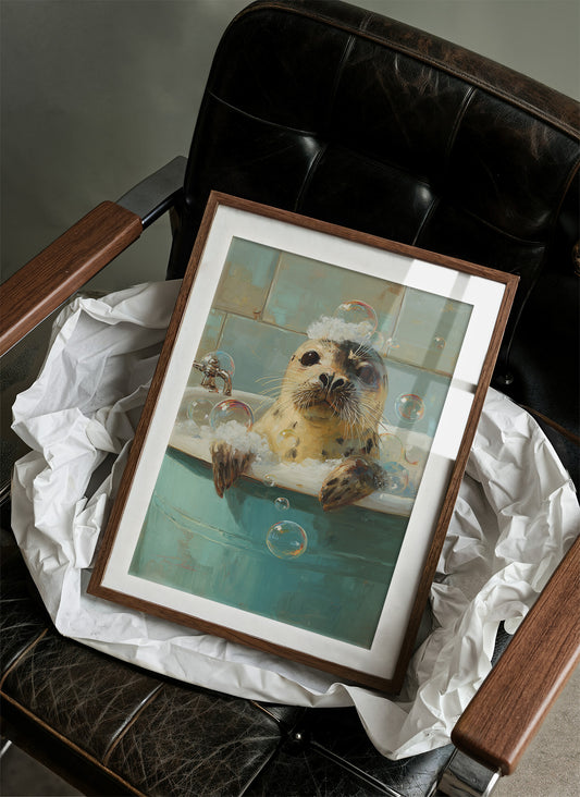 Bubbly Bliss In Teal Waters