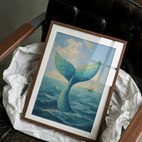 Cerulean Depths Whisper To Distant Sails