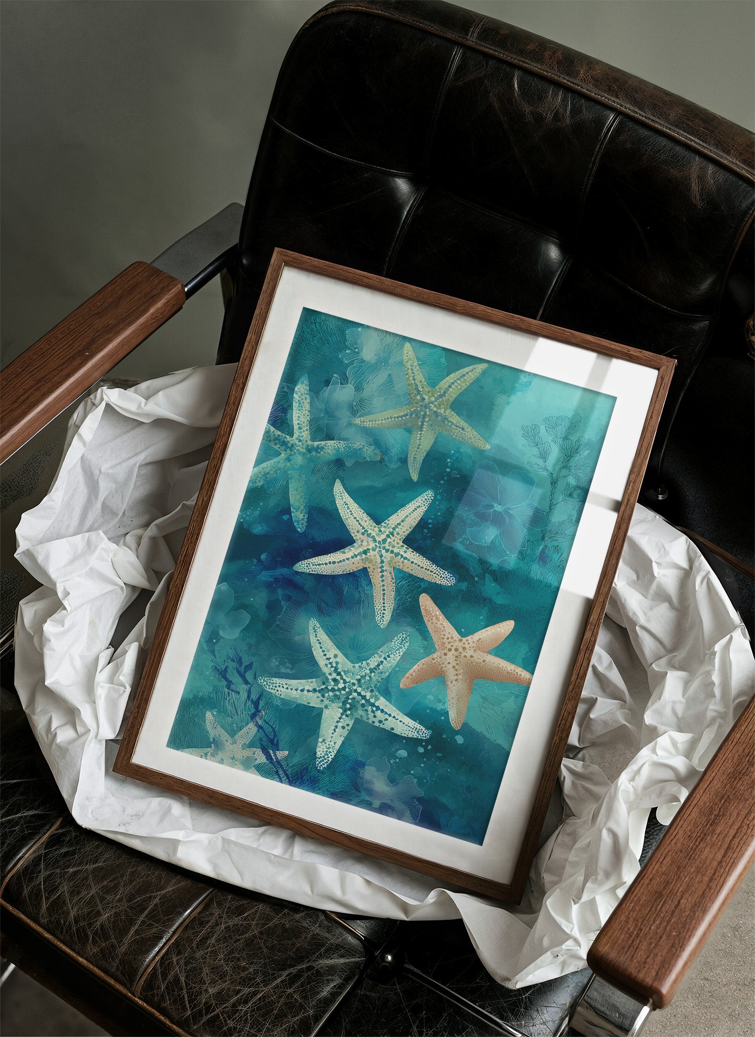 Celestial Navigators in Azure Depths