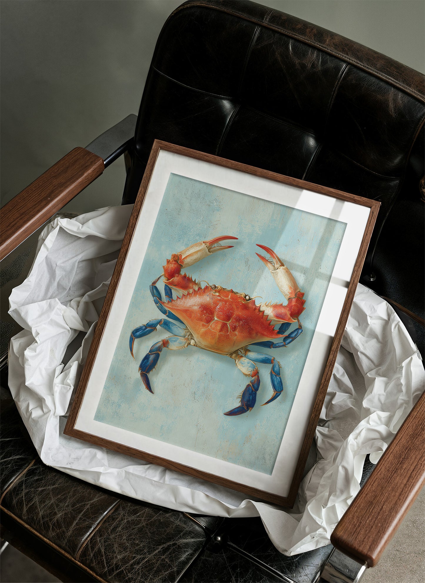 Coastal Guardian In Vibrant Repose