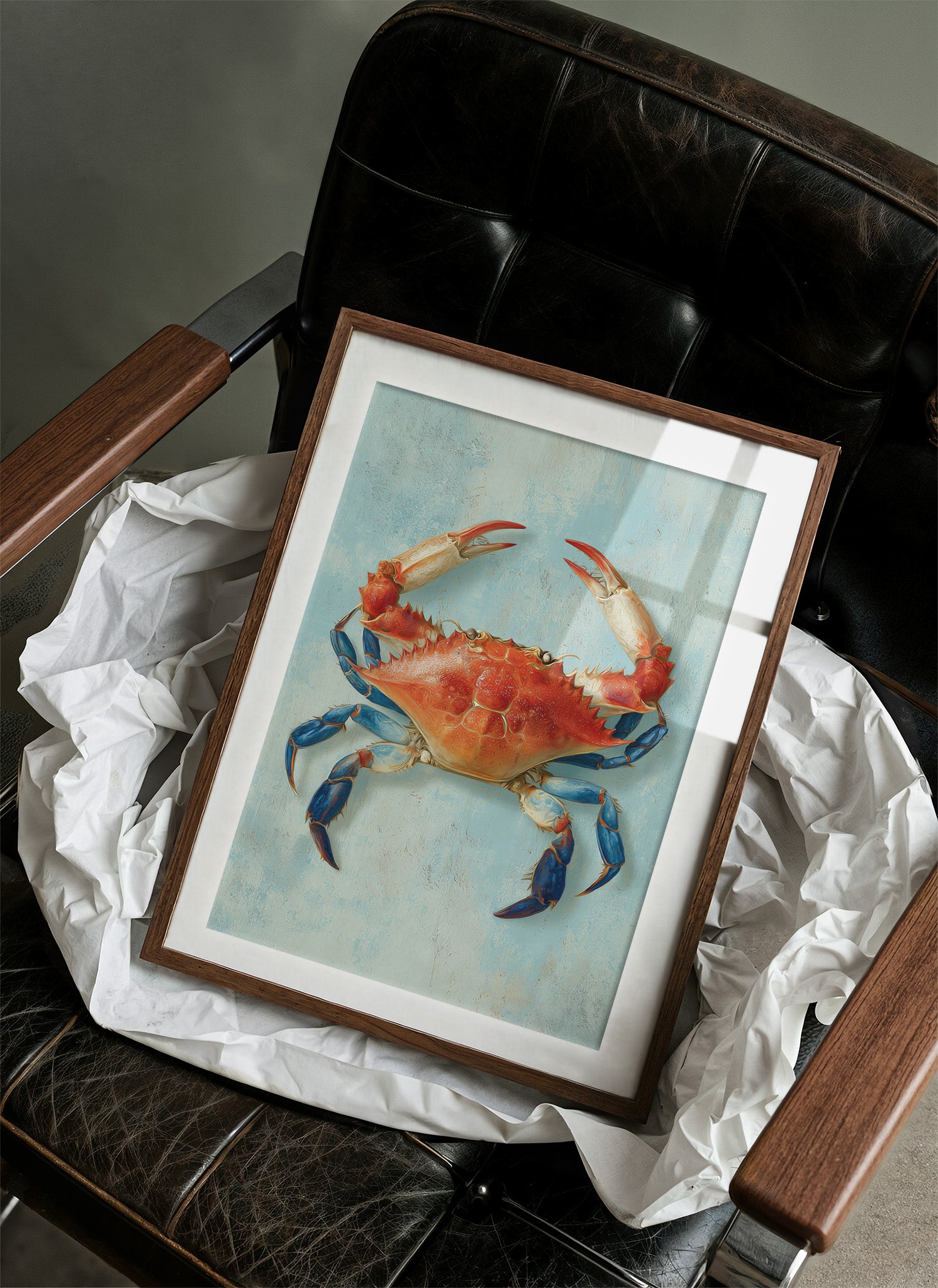 Coastal Guardian In Vibrant Repose