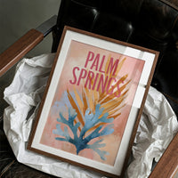 Desert Oasis Beckons In Coral Haze