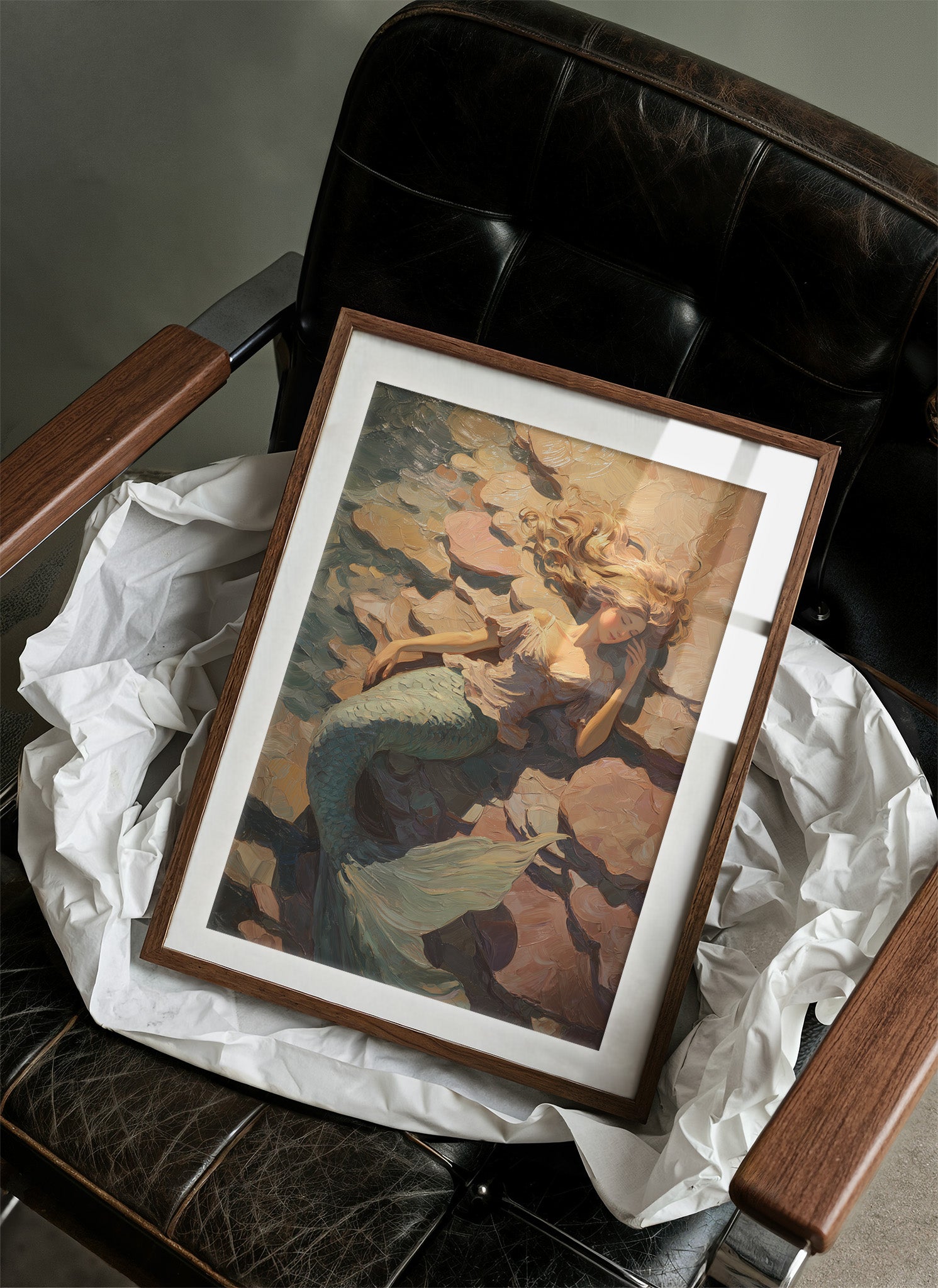 Coastal Myth Emerges From Canvas