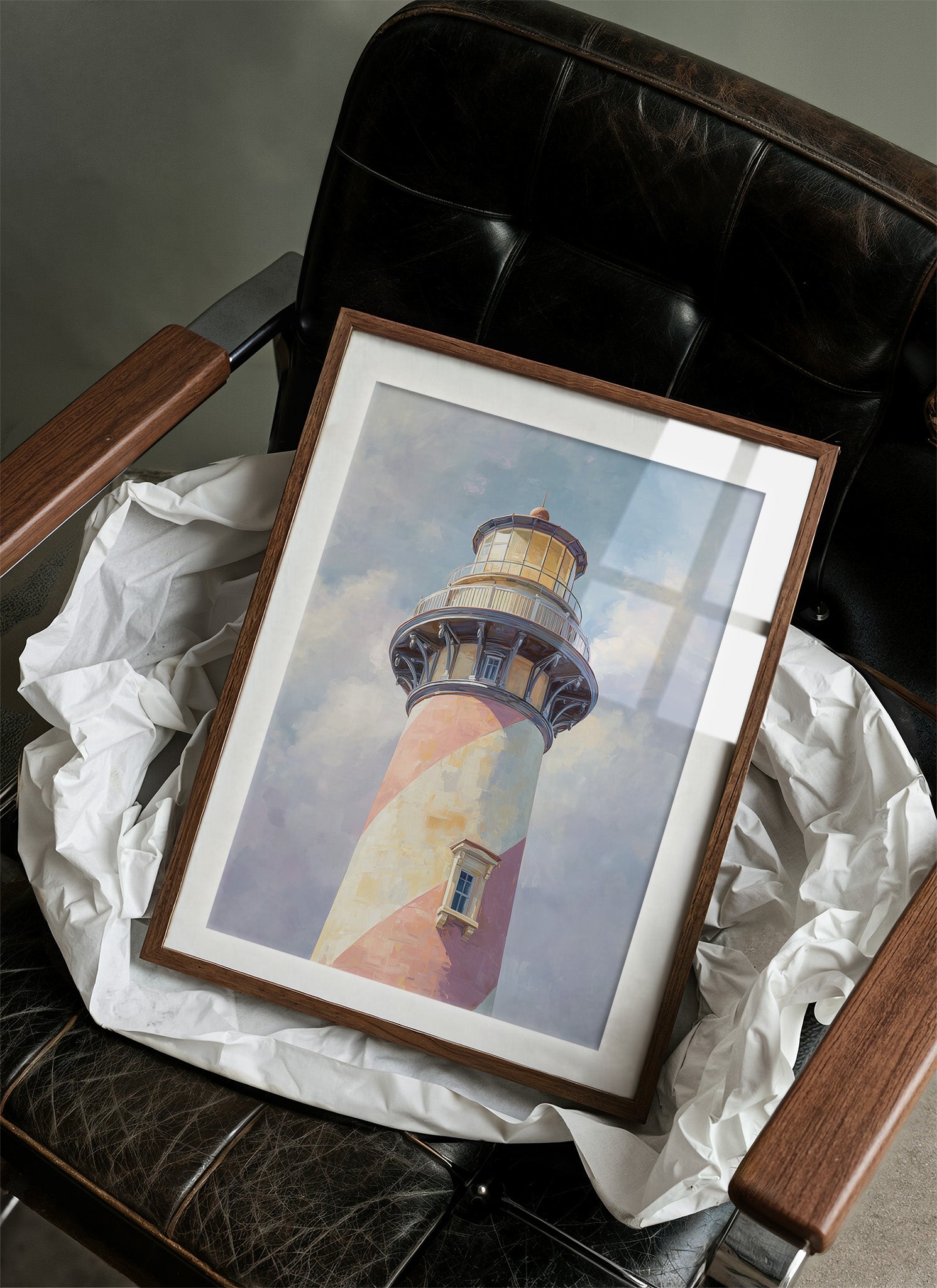 Coastal Guardian's Pastel Embrace