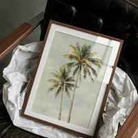 Coastal Whispers Against Mint Sky