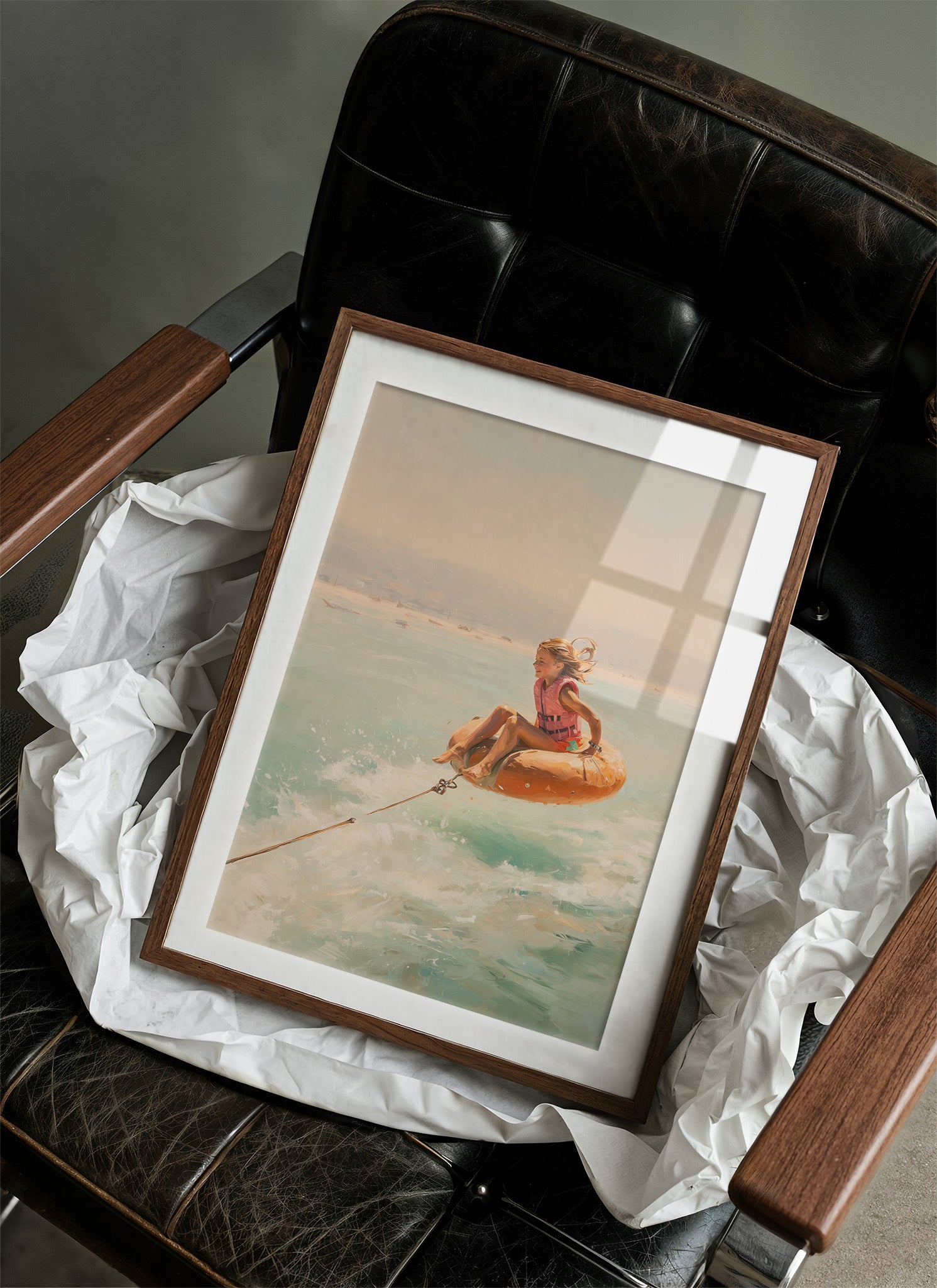 Aqua Thrill Beneath Golden Skies