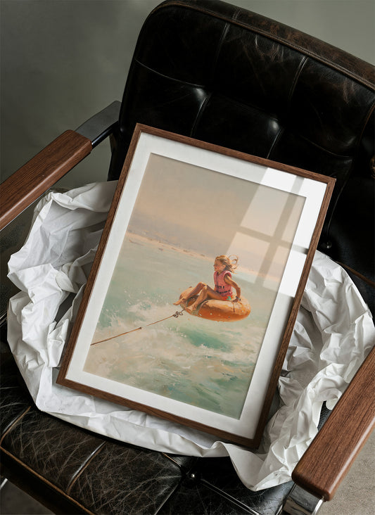 Aqua Thrill Beneath Golden Skies