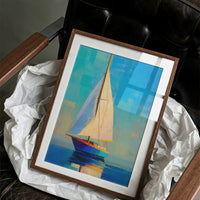 Golden Sails Chase Azure Horizons