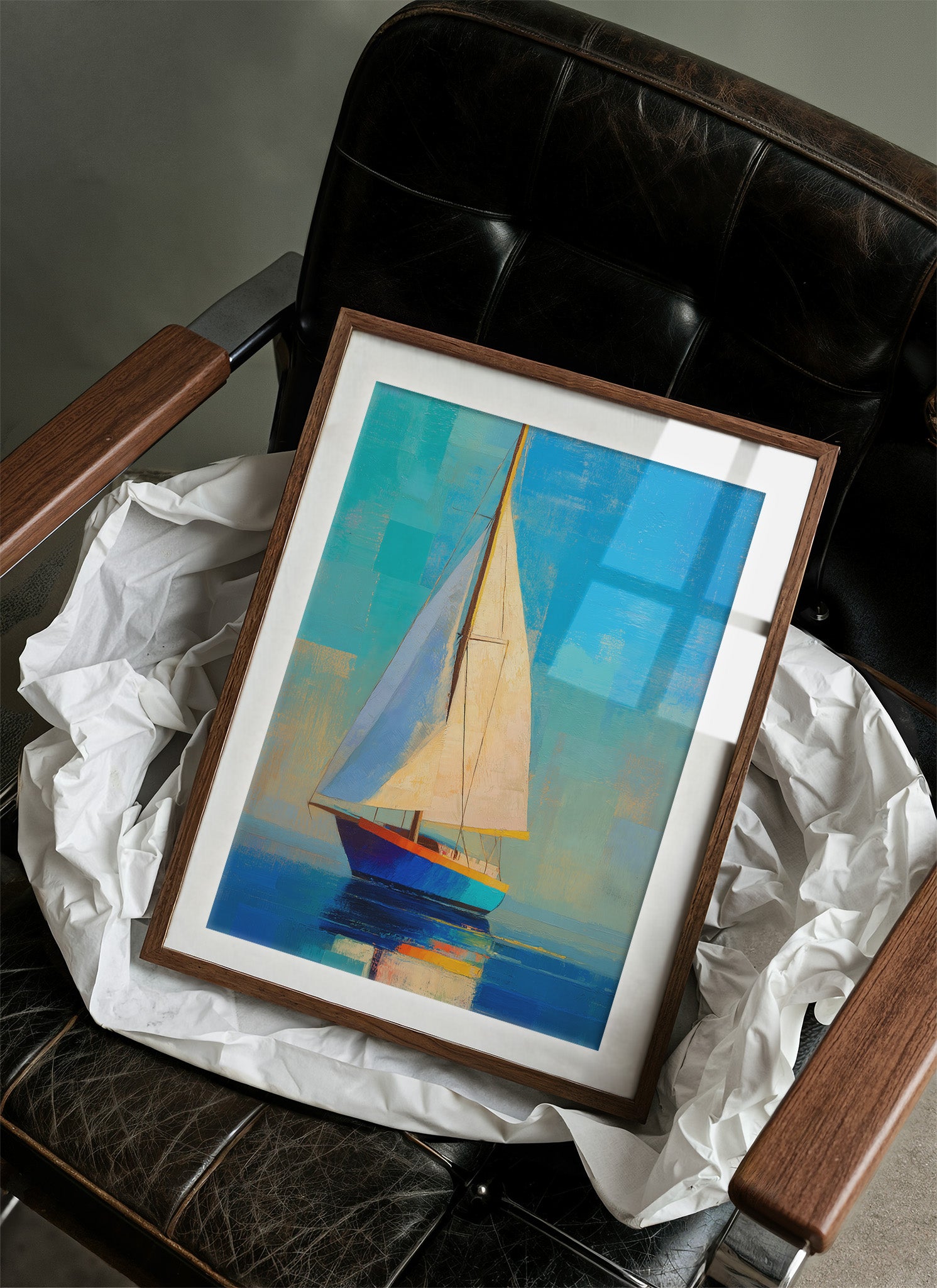 Golden Sails Chase Azure Horizons