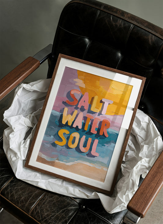 Coastal Whispers Breathe Typography