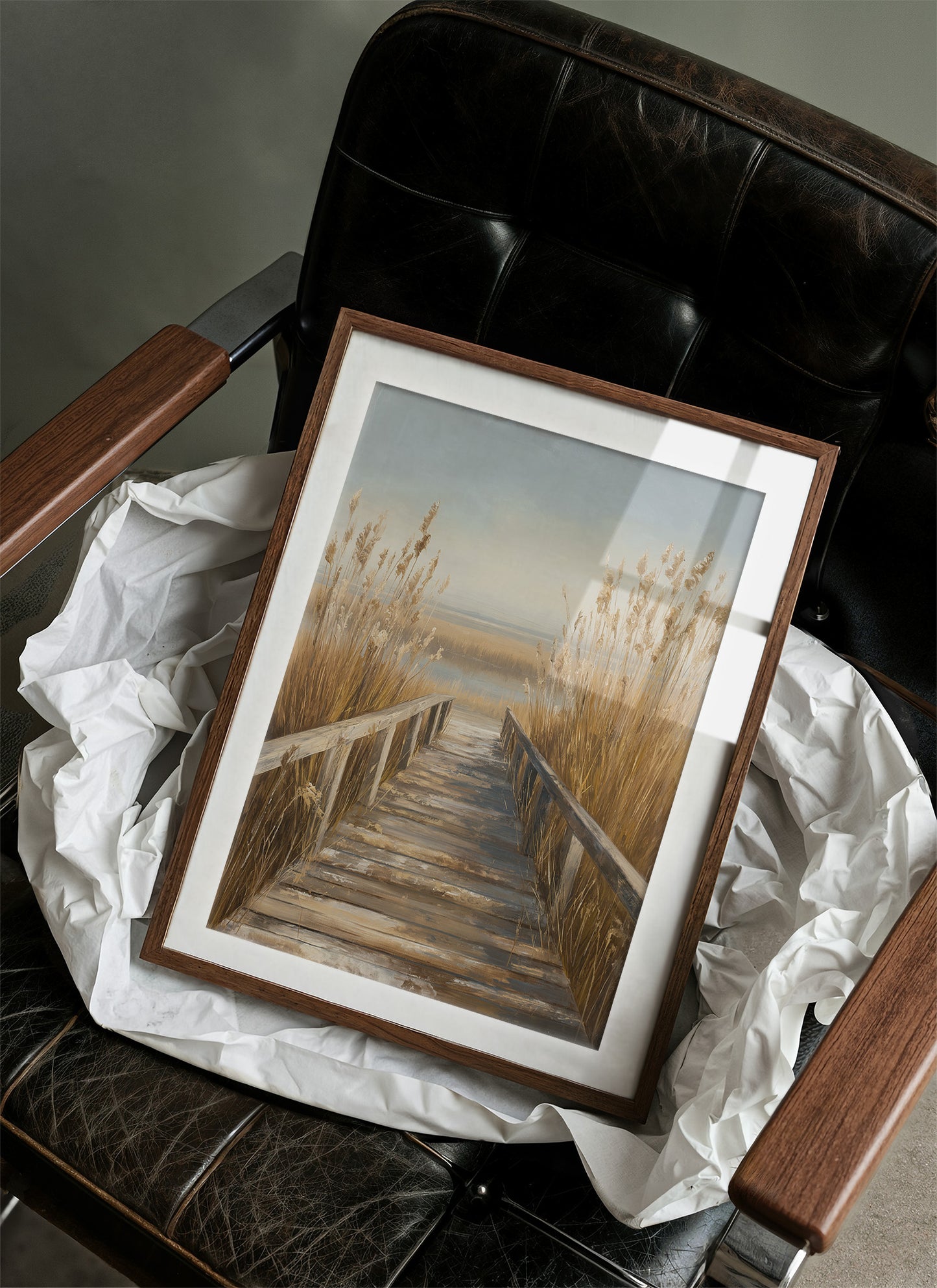 Shoreline Whispers Through Golden Reeds