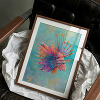 Vibrant Spines Pierce Aqua Depths