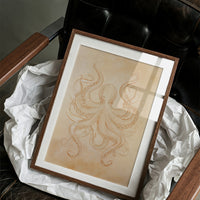 Tentacles Embrace Sepia Dreams