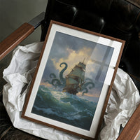 Tentacles Embrace Seafarer's Journey