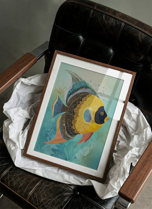 Golden Guardian of Aqua Depths