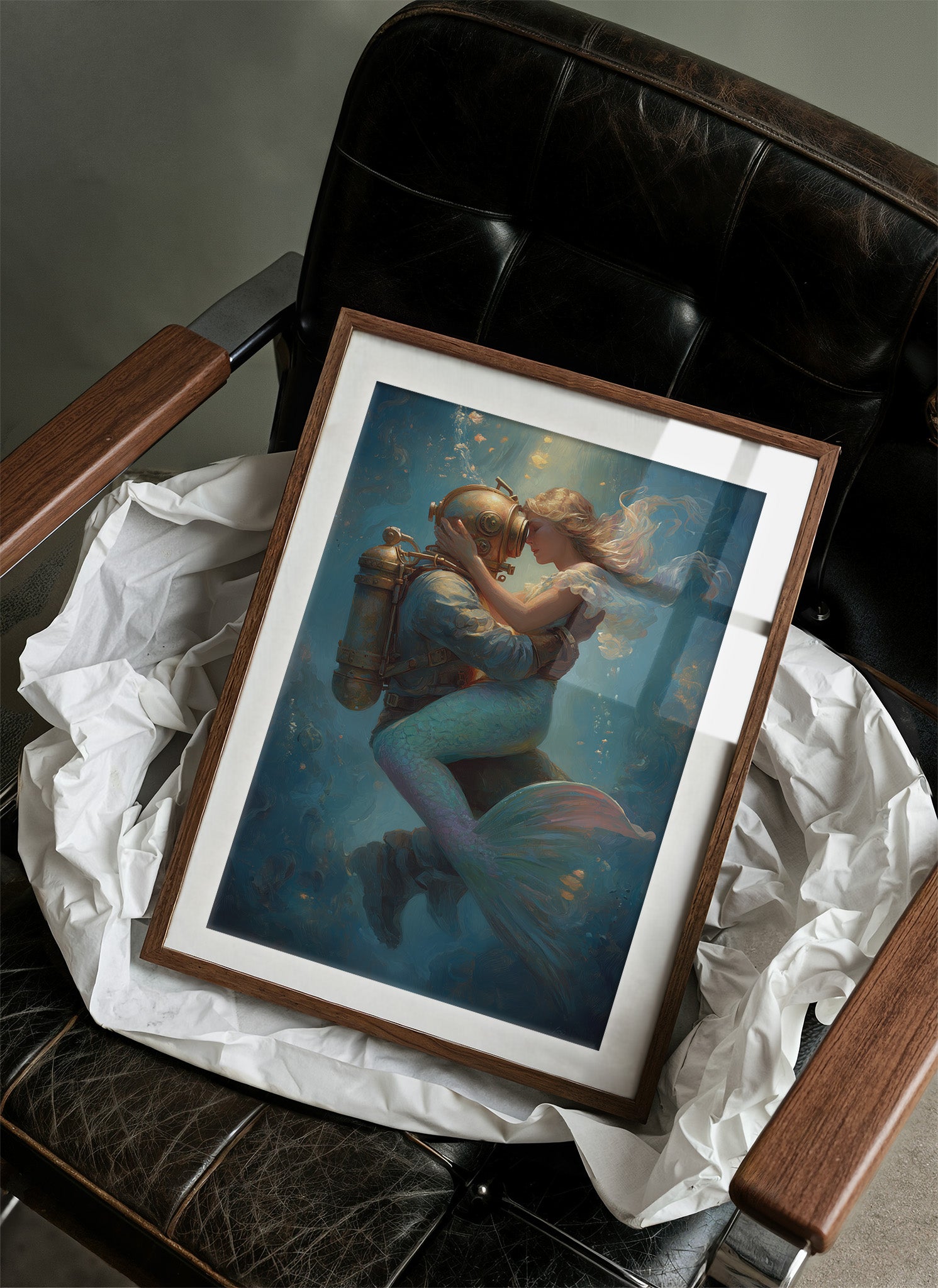 Brass Depths Embrace Aquatic Dreams