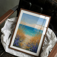 Shoreline Whispers Through Golden Reeds