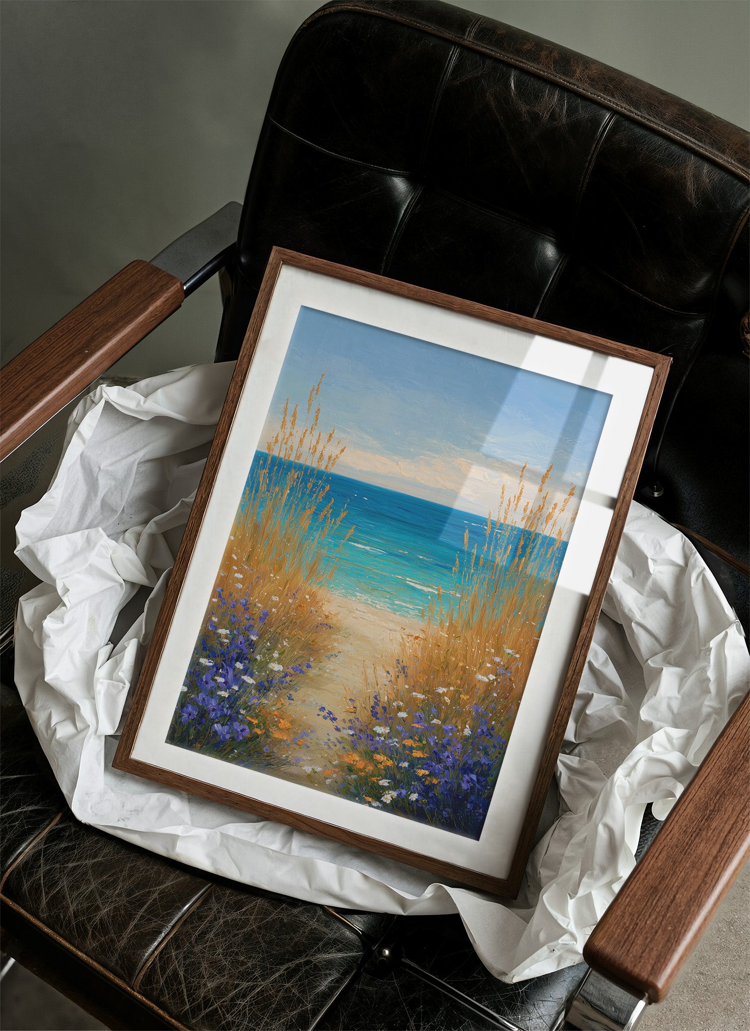 Shoreline Whispers Through Golden Reeds