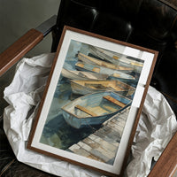 Harbor Whispers in Weathered Wood