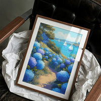 Hydrangea Path to Coastal Serenity