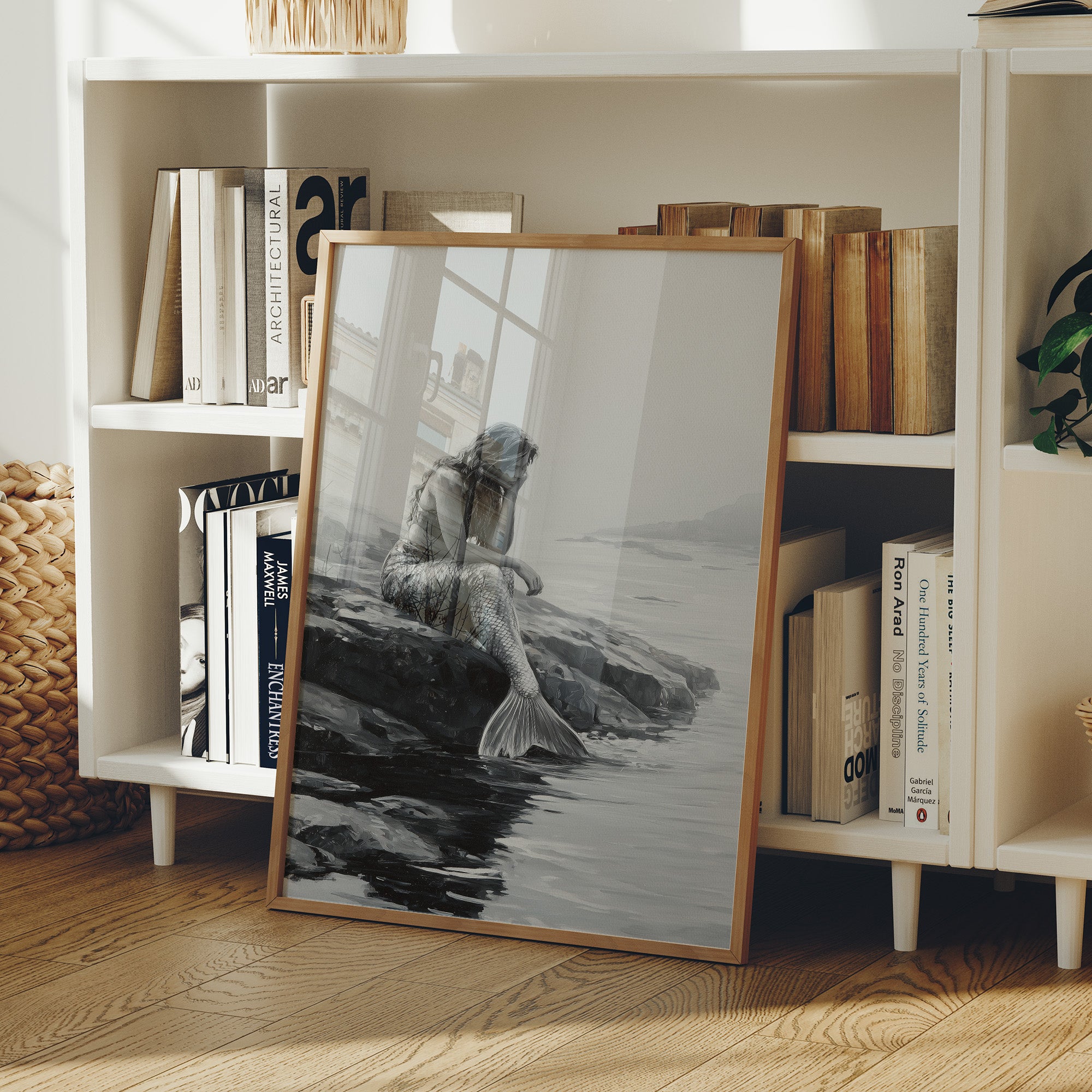 Monochrome Myths At Ocean's Edge