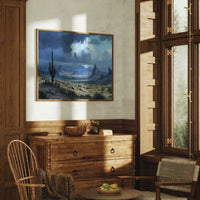 Desert Symphony Under Thunderous Skies