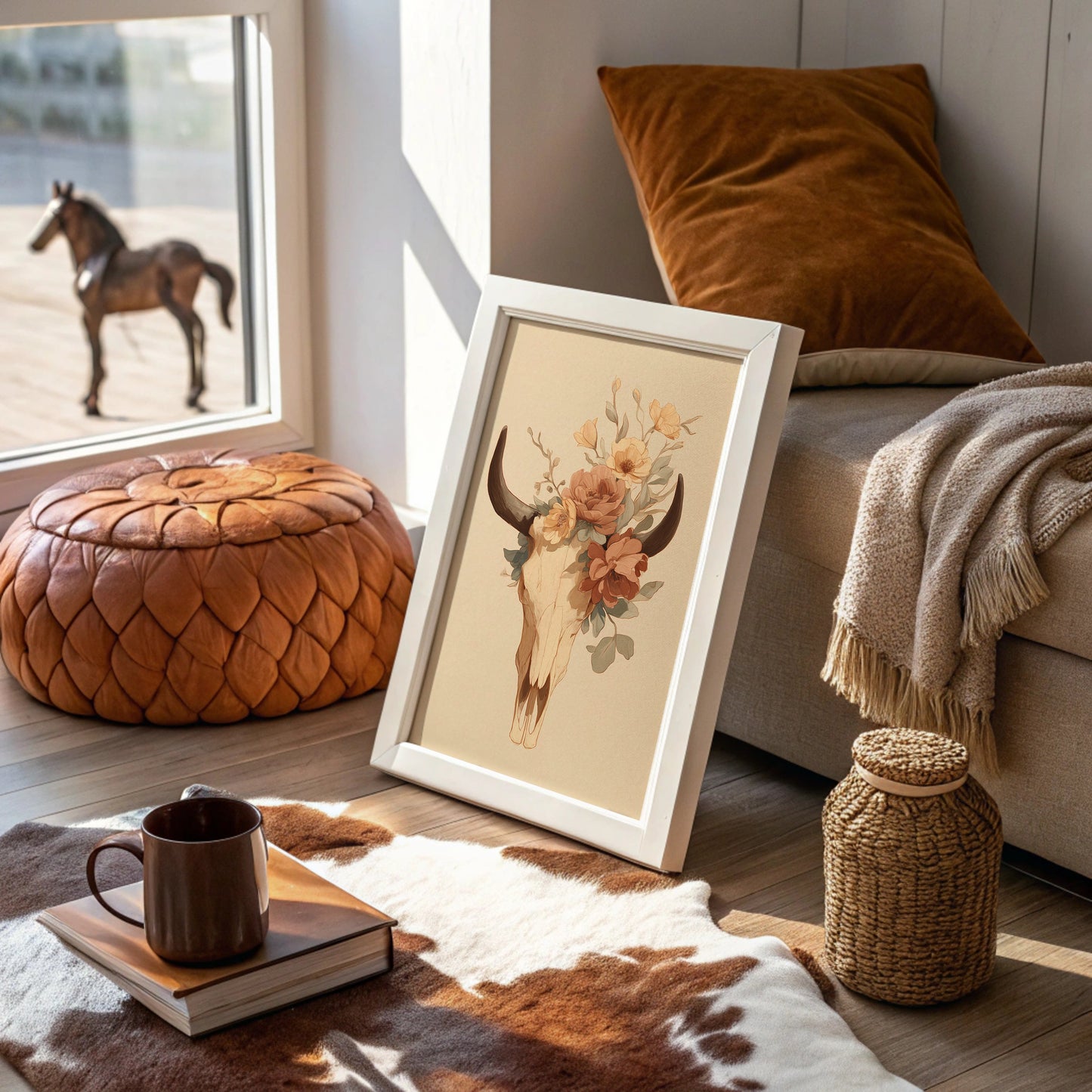 Desert Bloom Among Bleached Bones