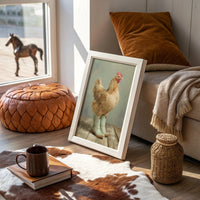 Farmyard Fashionista: Boots and Feathers
